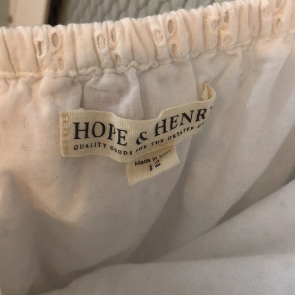 Hope and Henry jumper white eyelet 12 - Picture 6 of 7